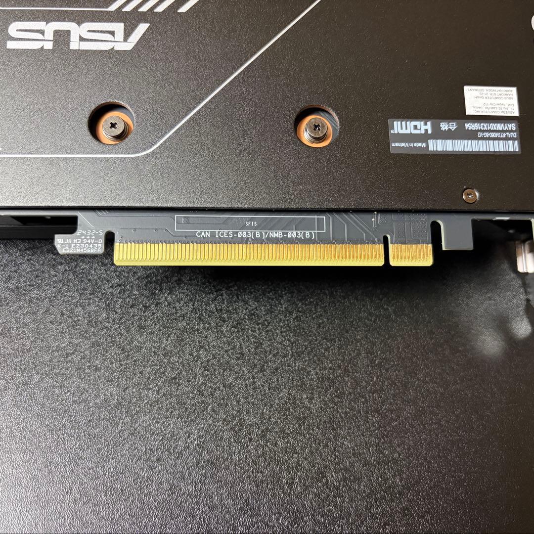 グラフィックボード・グラボ・ビデオカード ASUS RTX4060-8G-V2