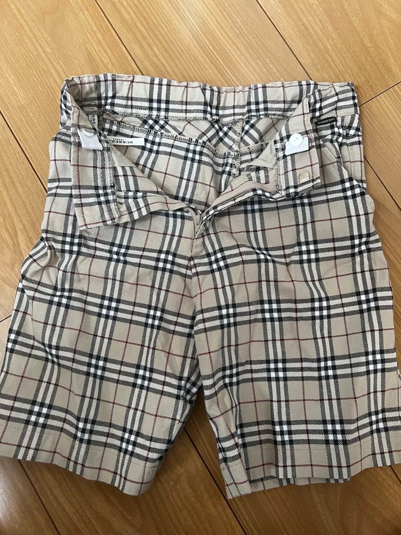 バーバリー　ノバチェック　ジャケット ハーフパンツ シャツ　120 130