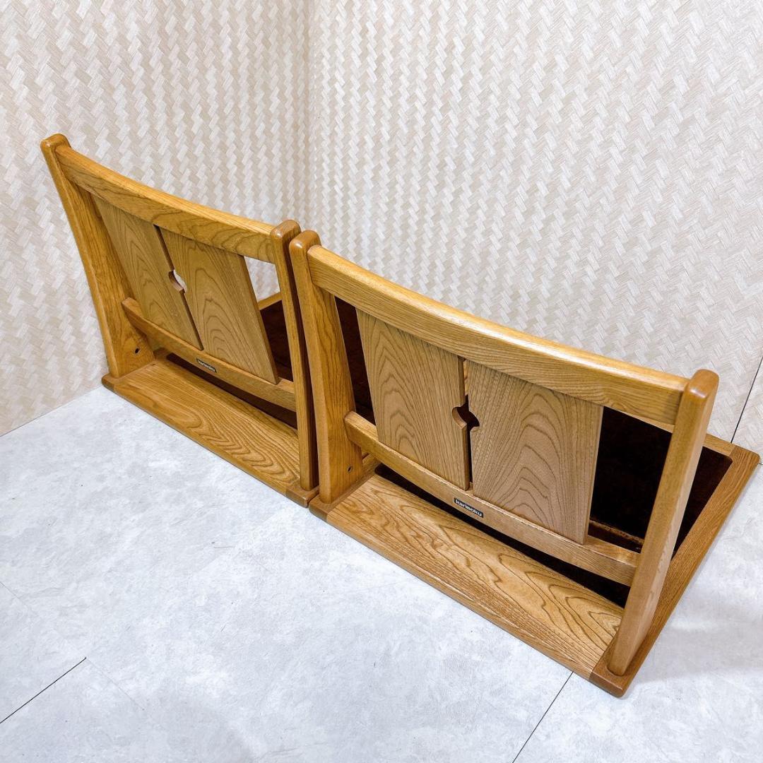 希少！　カリモク　Karimoku 座椅子　2脚　セット　ビンテージ　②