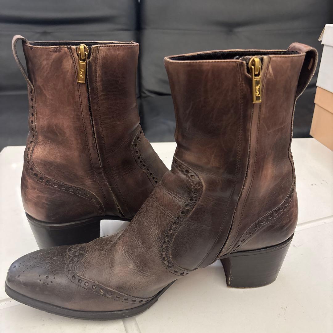 たこ焼き。イブサンローラン　ジョニーブーツ