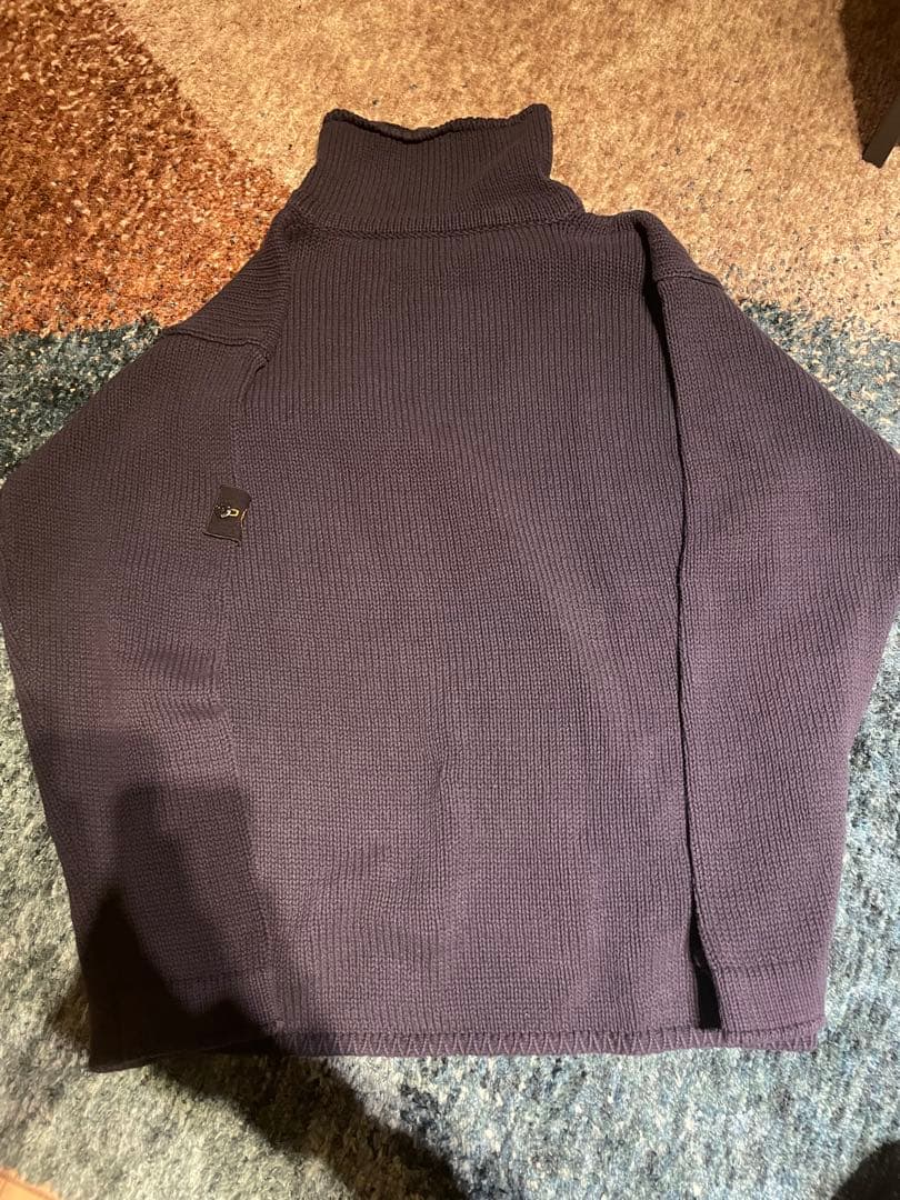 トップス 2000ss STONE  HALF ZIP KNIT JUMPER