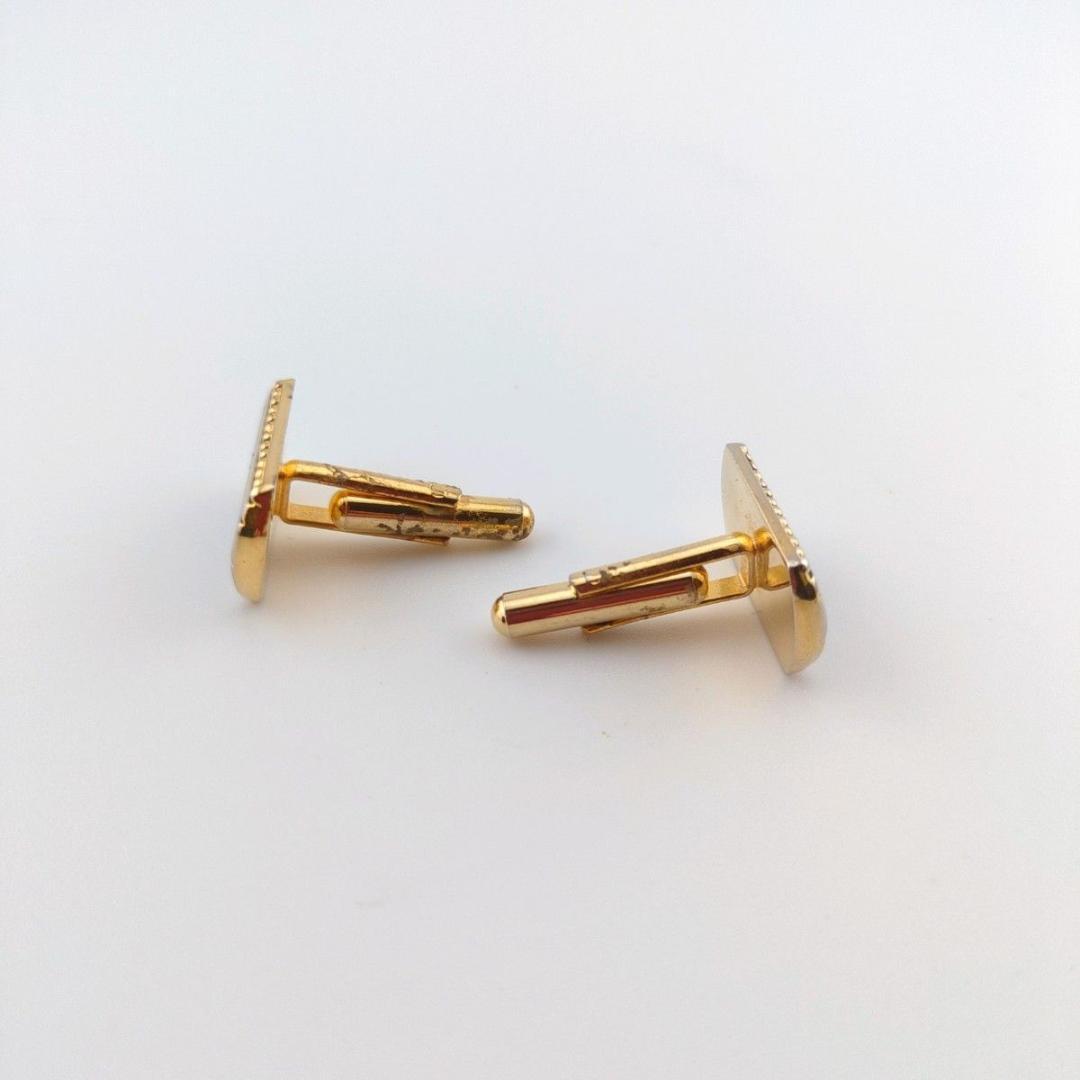 CHANEL シャネル ネクタイピン カフス 3点セット ゴールド×ブラック