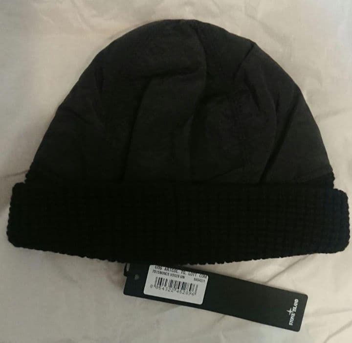 Stone  ナイロンメタル ウールビーニー