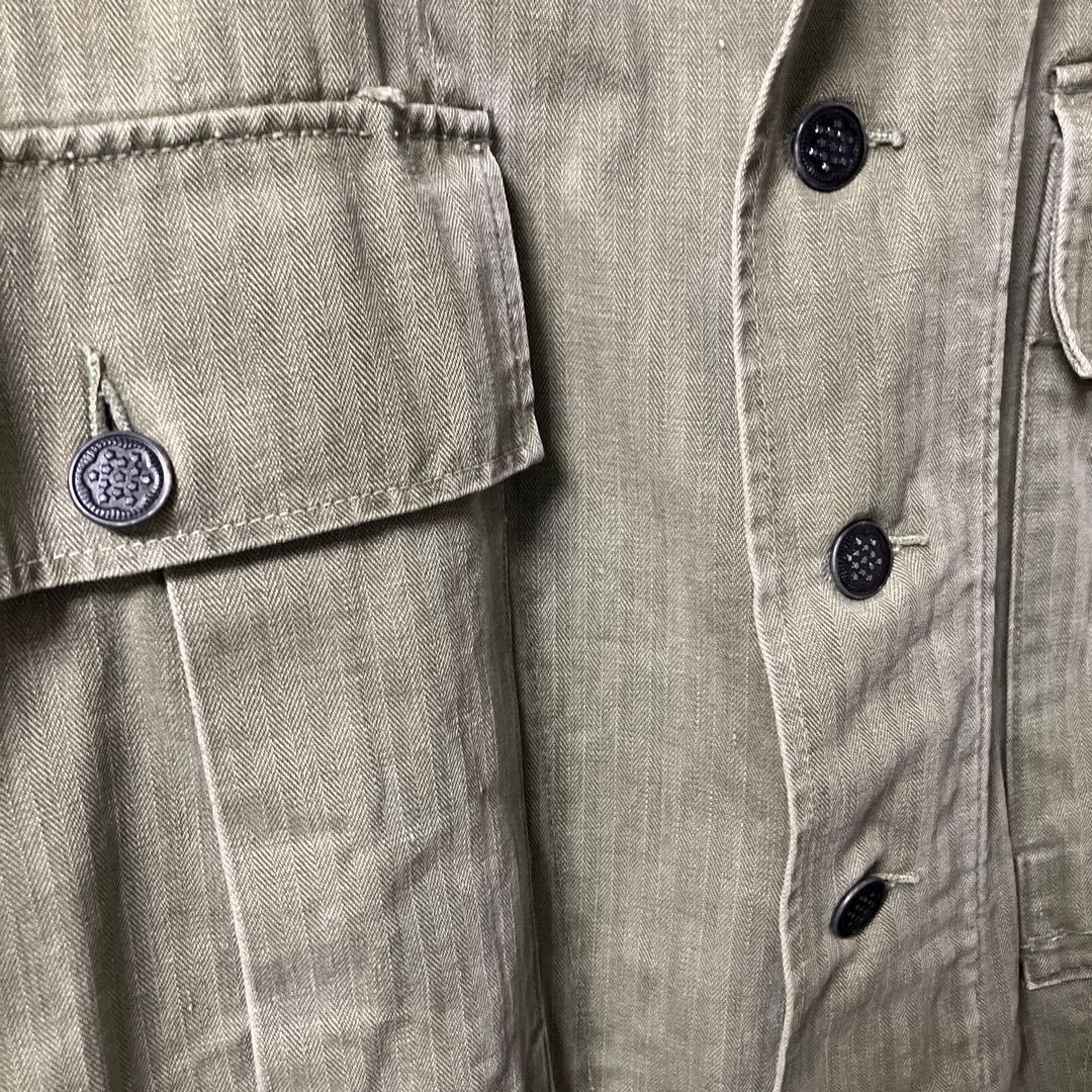 【40sオリジナル】M-43 HBT ジャケット ゴールデンサイズ