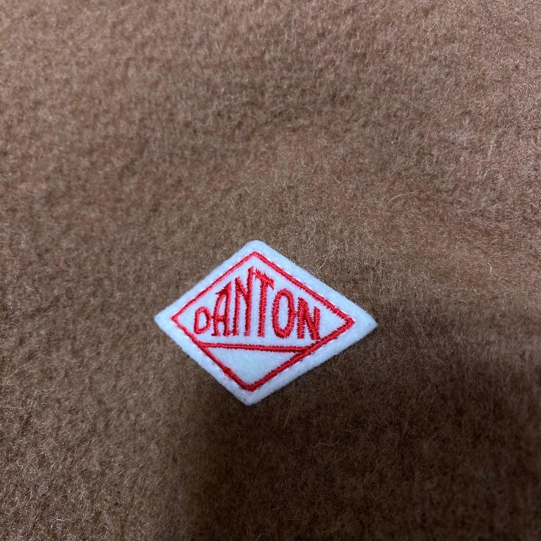 DANTON ダントン ウールモッサーノーカラーコート 38