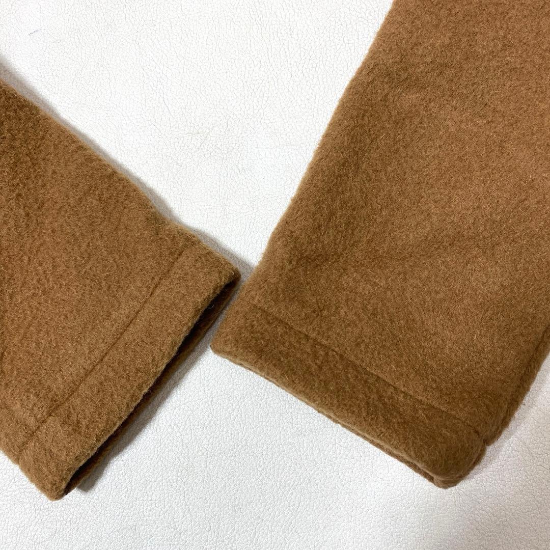 DANTON ダントン ウールモッサーノーカラーコート 38