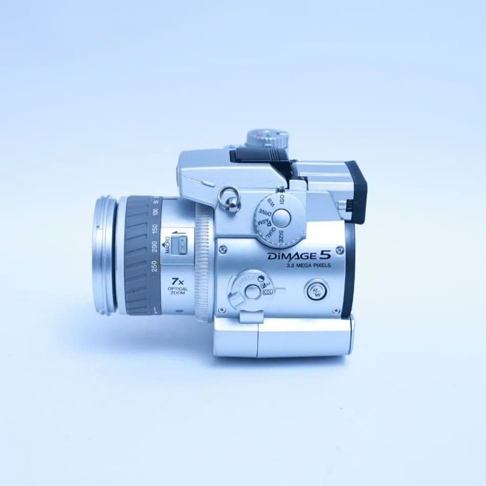 スマホ転送可 デジタルカメラ MINOLTA Dimage5 CFカード等付