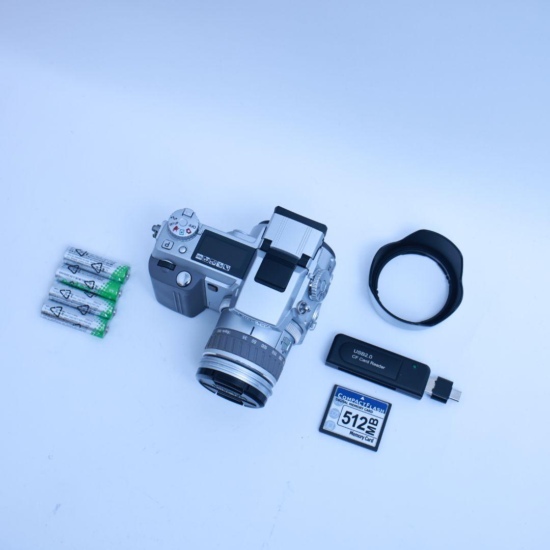 スマホ転送可 デジタルカメラ MINOLTA Dimage5 CFカード等付