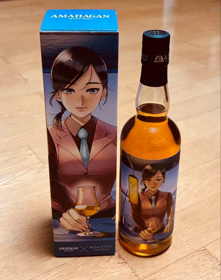 AMAHAGAN × まどろみバーメイド 月川雪 限定ボトル 長濱蒸留所