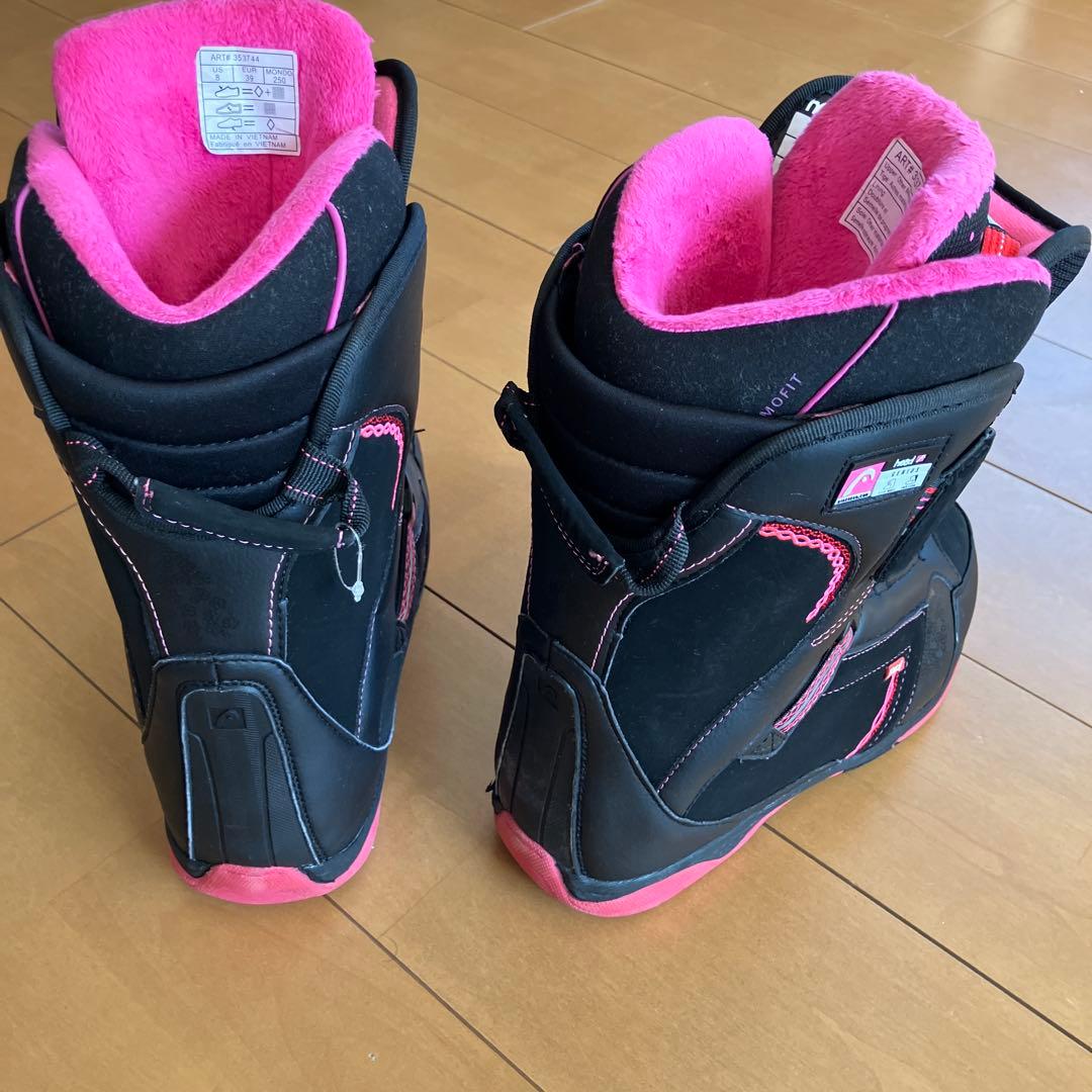 スノーボードブーツ 女性用 ブラック/ピンク　HEAD 25cm