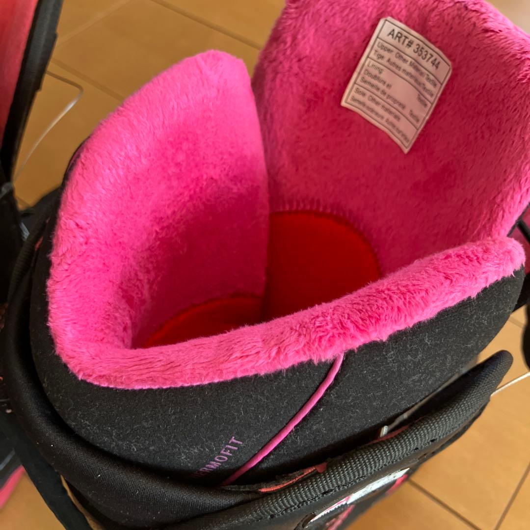 スノーボードブーツ 女性用 ブラック/ピンク　HEAD 25cm