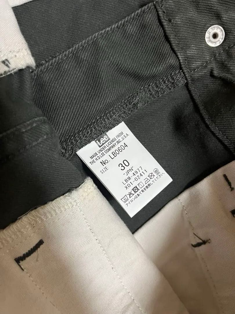 Lee スタンダードカリフォルニア フリスコワークパンツ チャコール