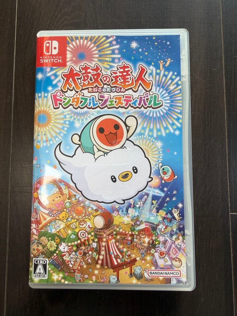 太鼓の達人⭐︎ドンダフルフェスティバル Switch専用⭐︎太鼓とバチセット