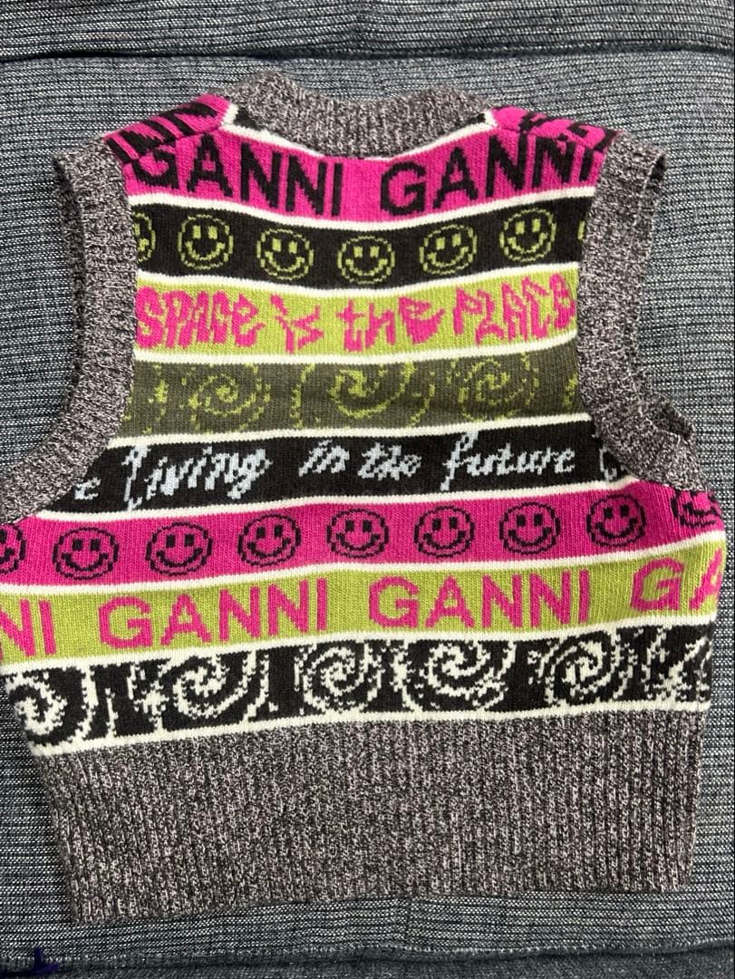 ganni ニットベスト