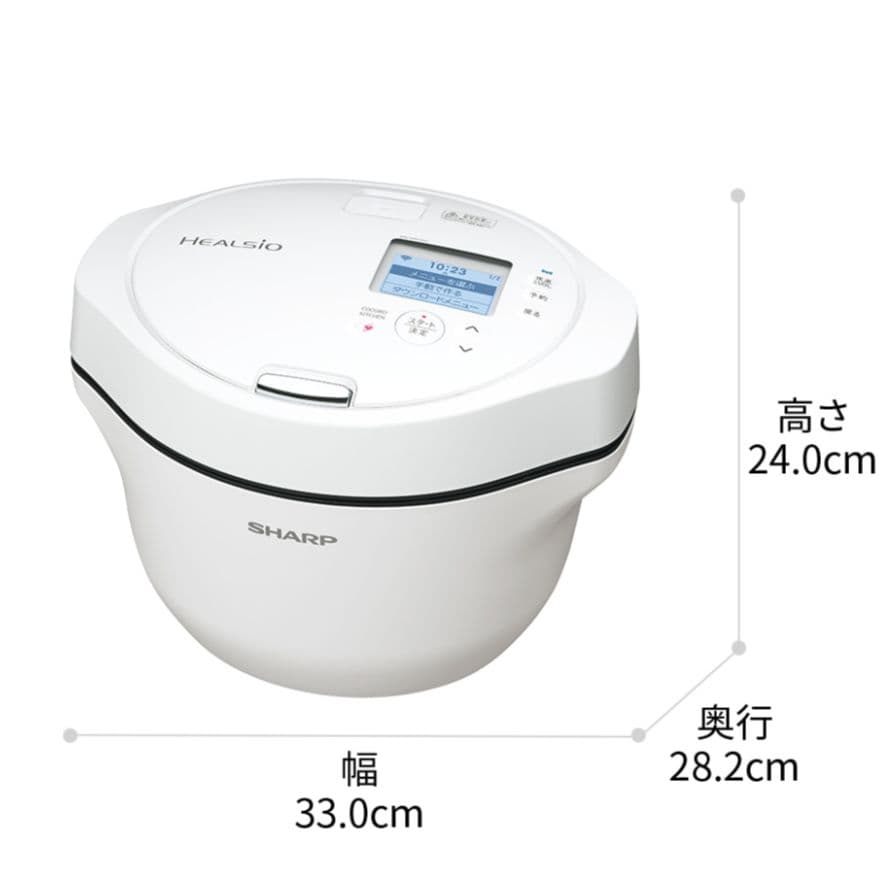 SHARP シャープ / ヘルシオ ホットクック / KN-HW16G-W