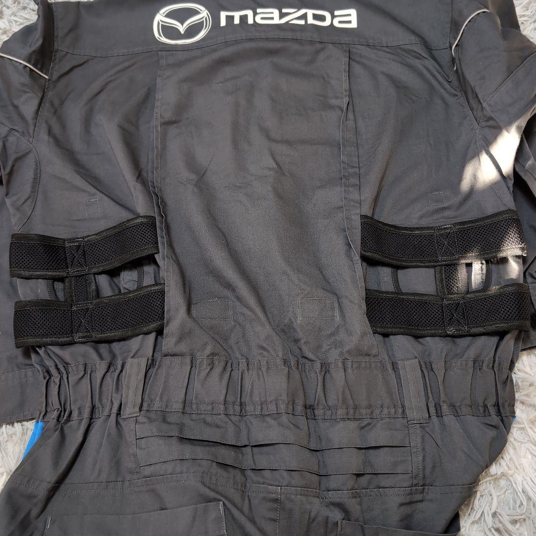 MAZDA スタッフ つなぎ 作業着 LL 夏用