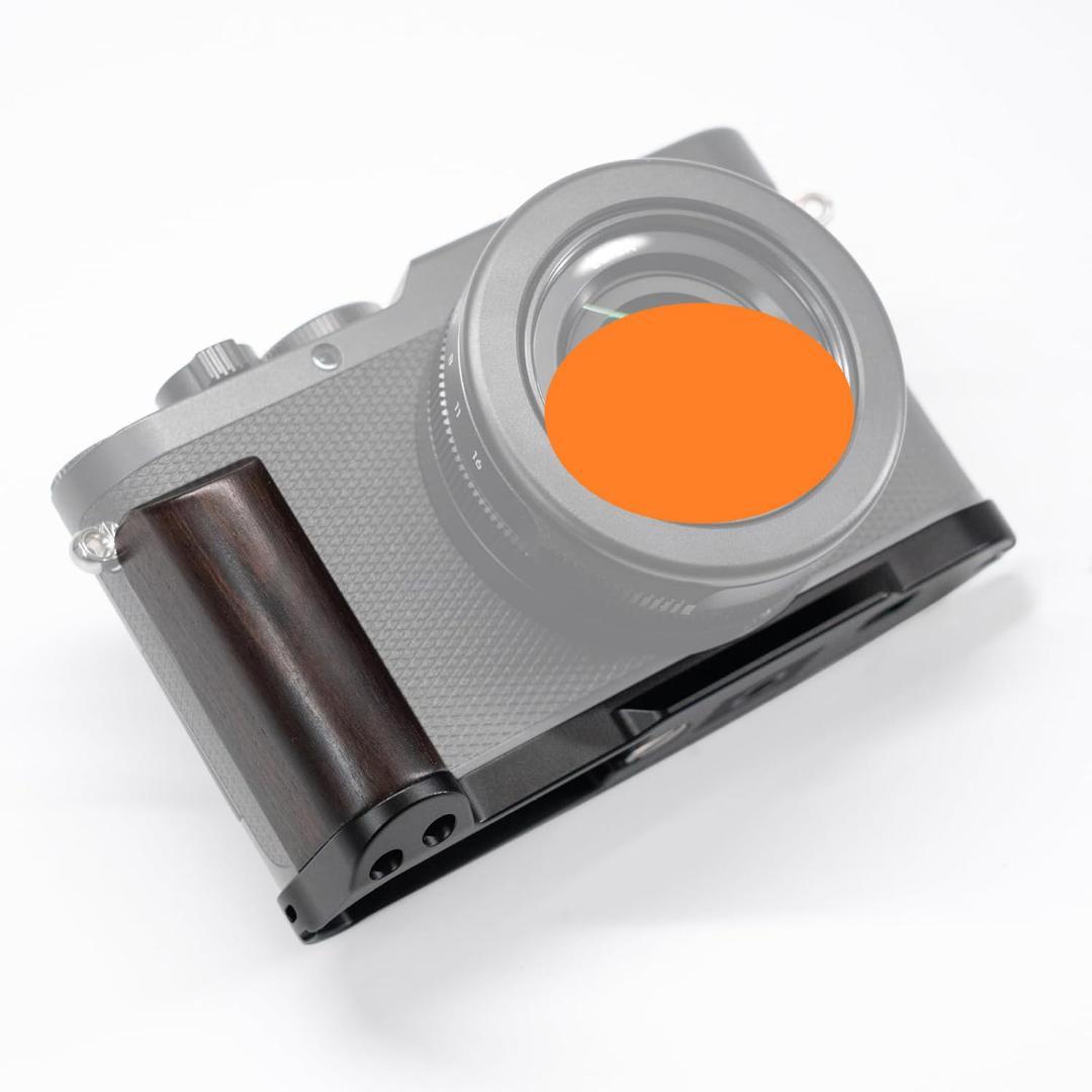 Leica D-LUX8専用 L型 高級 木製 グリップ 紫檀木黒板 新品未使用