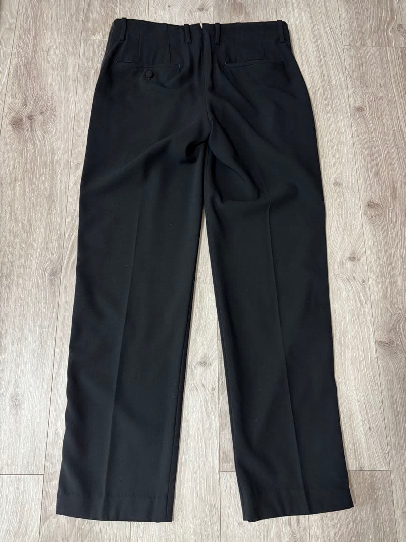 キミノリモリシタ　レザー側章　スラックス　kiminori morishita