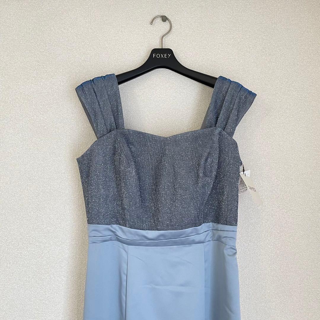 【新品未使用】AIMER ラメニット×サテン スレンダードレス ステージドレス