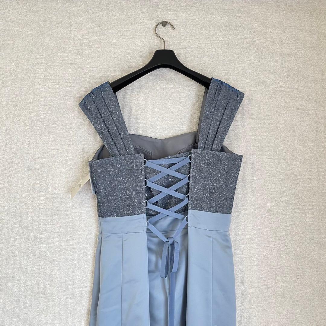 【新品未使用】AIMER ラメニット×サテン スレンダードレス ステージドレス