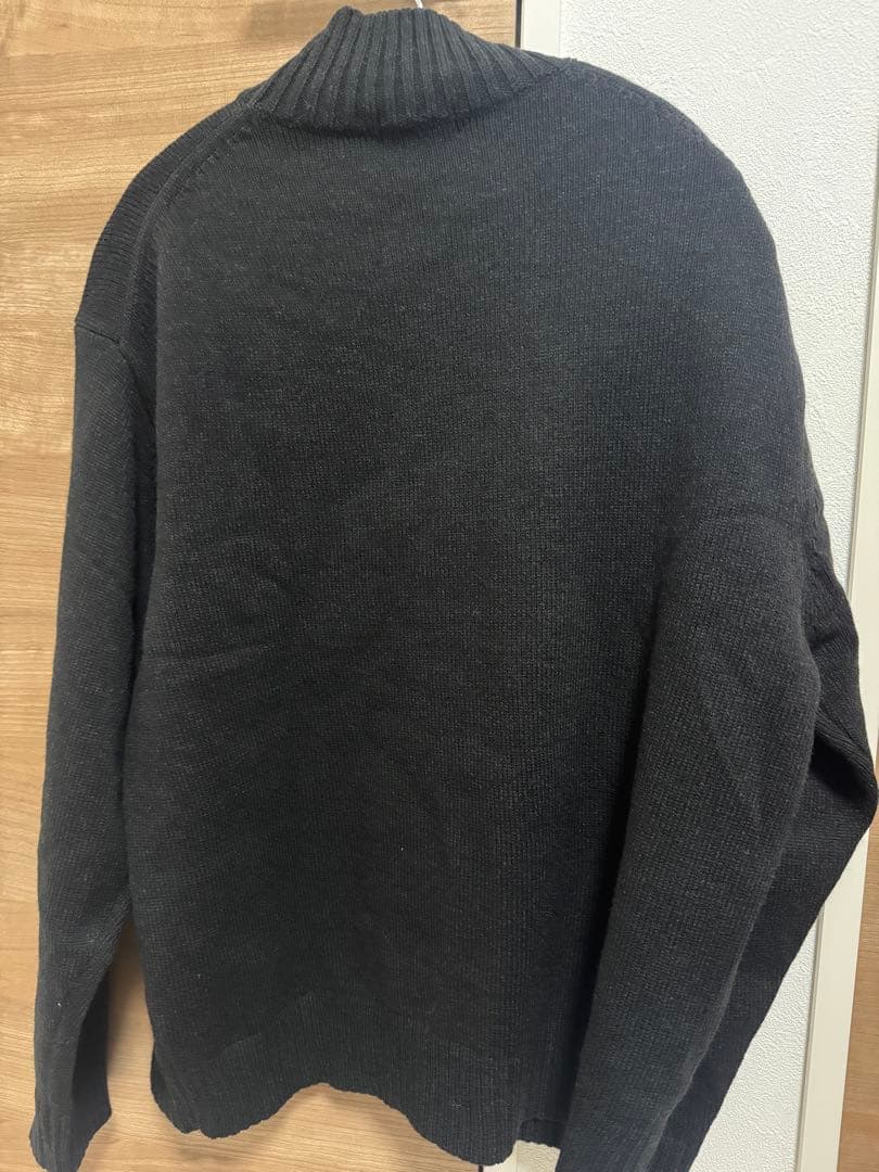 【2点セット】ユニクロC ローゲージハイネックセーター 　ブラウンタートルネック