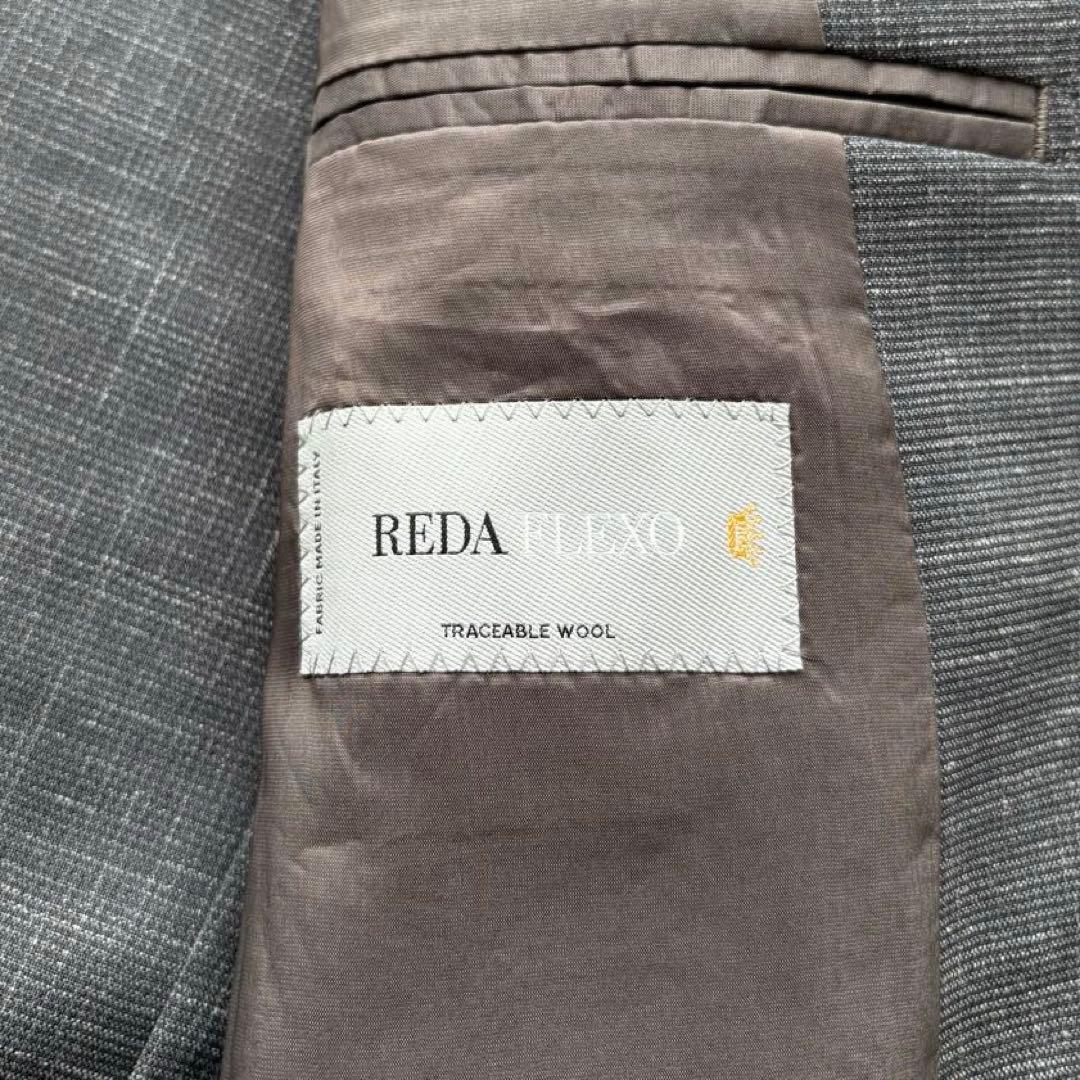 【新品】グリーンレーベルリラクシング REDA メンズスーツ グレー 44 春夏