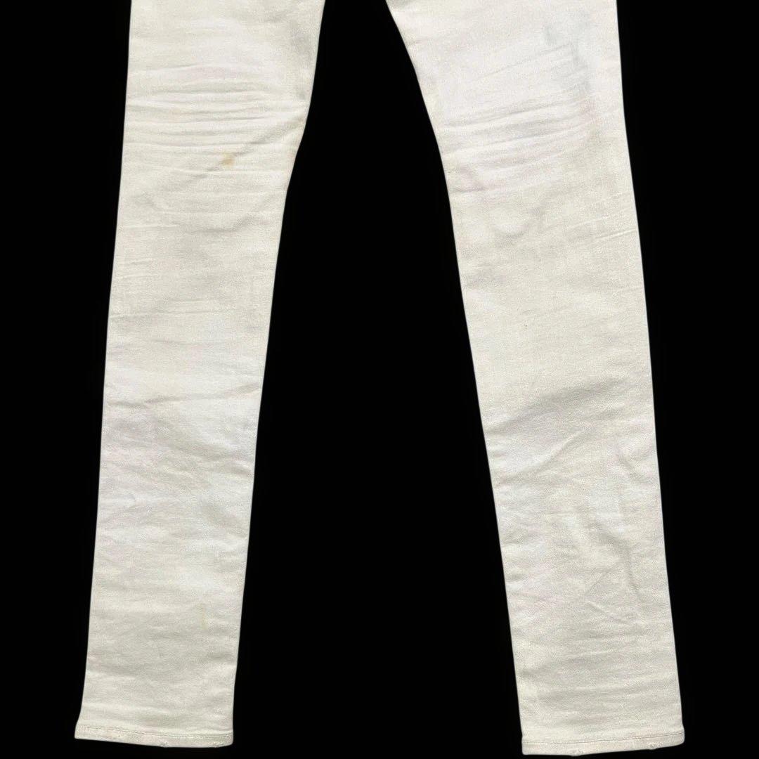 【最安値】【美品】AMIRI MX1 アミリ ホワイト スキニーデニム