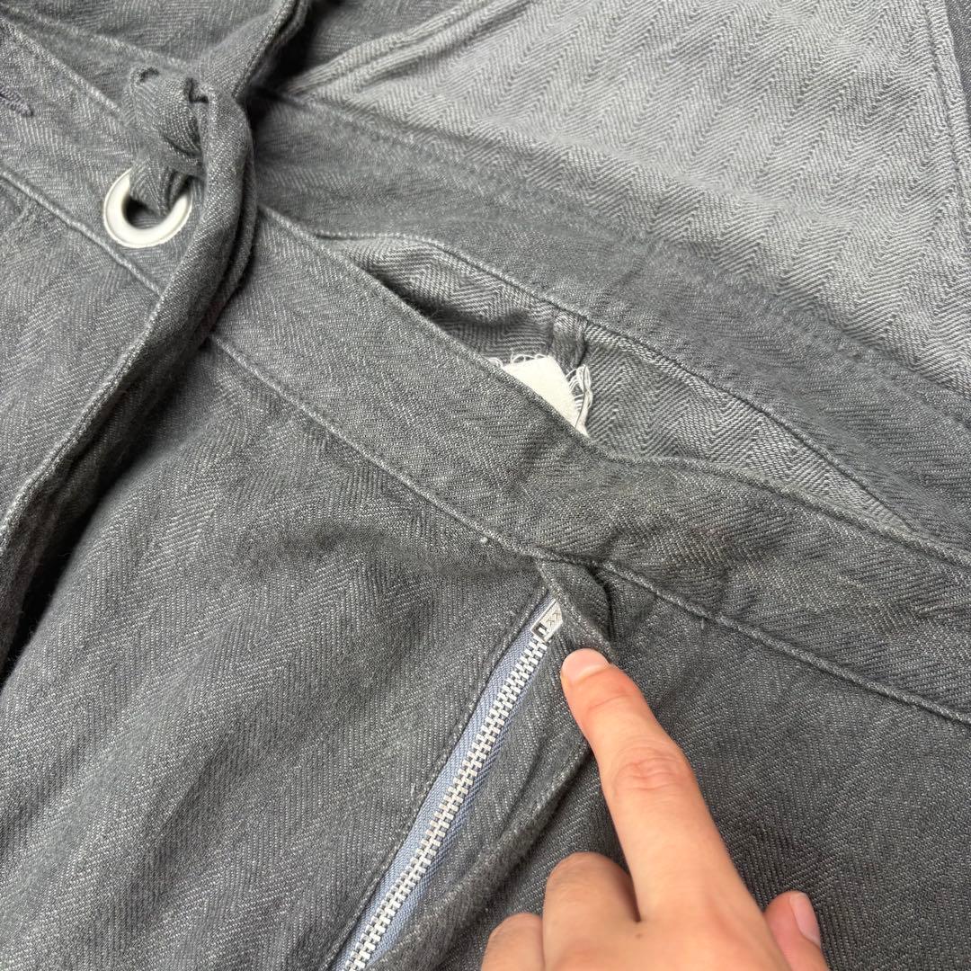 90s MOTIVE 名作　サスペンダー　リネンパンツ　オーバーオール　裏原