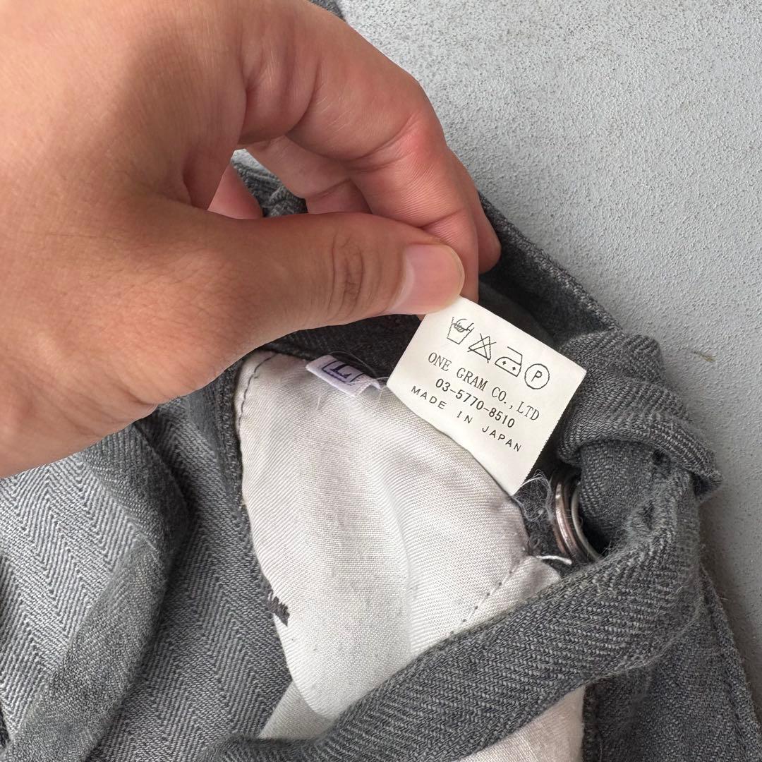 90s MOTIVE 名作　サスペンダー　リネンパンツ　オーバーオール　裏原