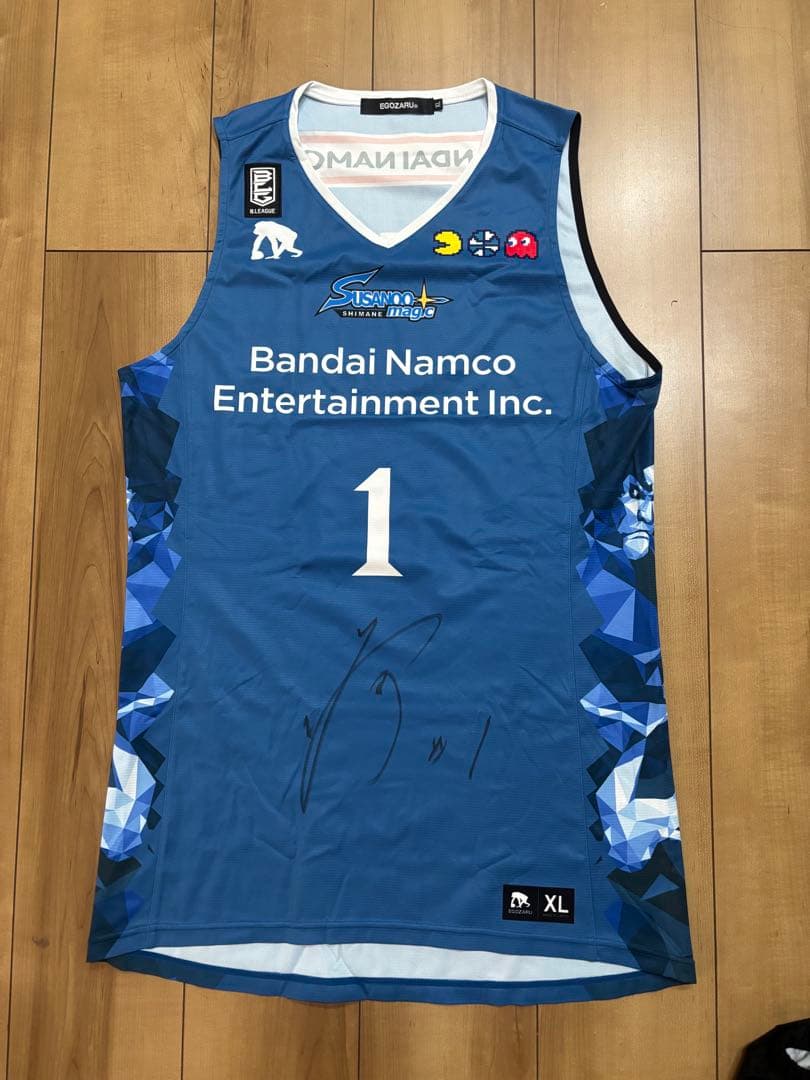 【値下げ】島根スサノオマジック後藤選手 サイン入りユニフォーム XL