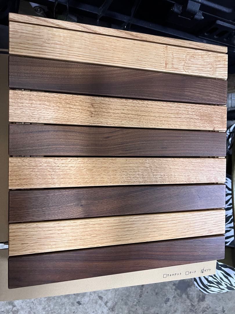 俺のmokkin ゼブラ　フォールディングテーブル　伊豆のぬし釣り