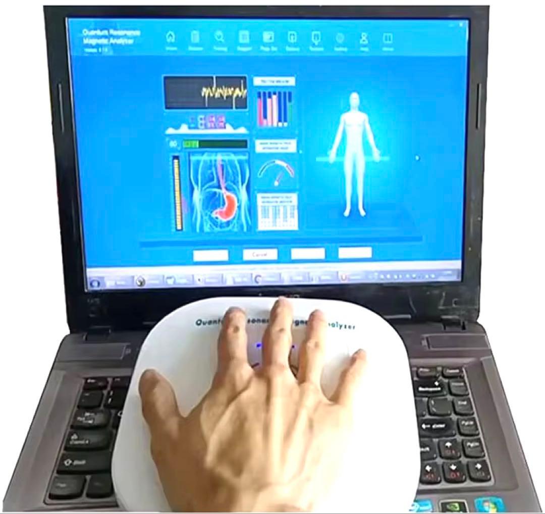 ※即日配送、新品※日本語　量子波動アナライザー健康管理分析器