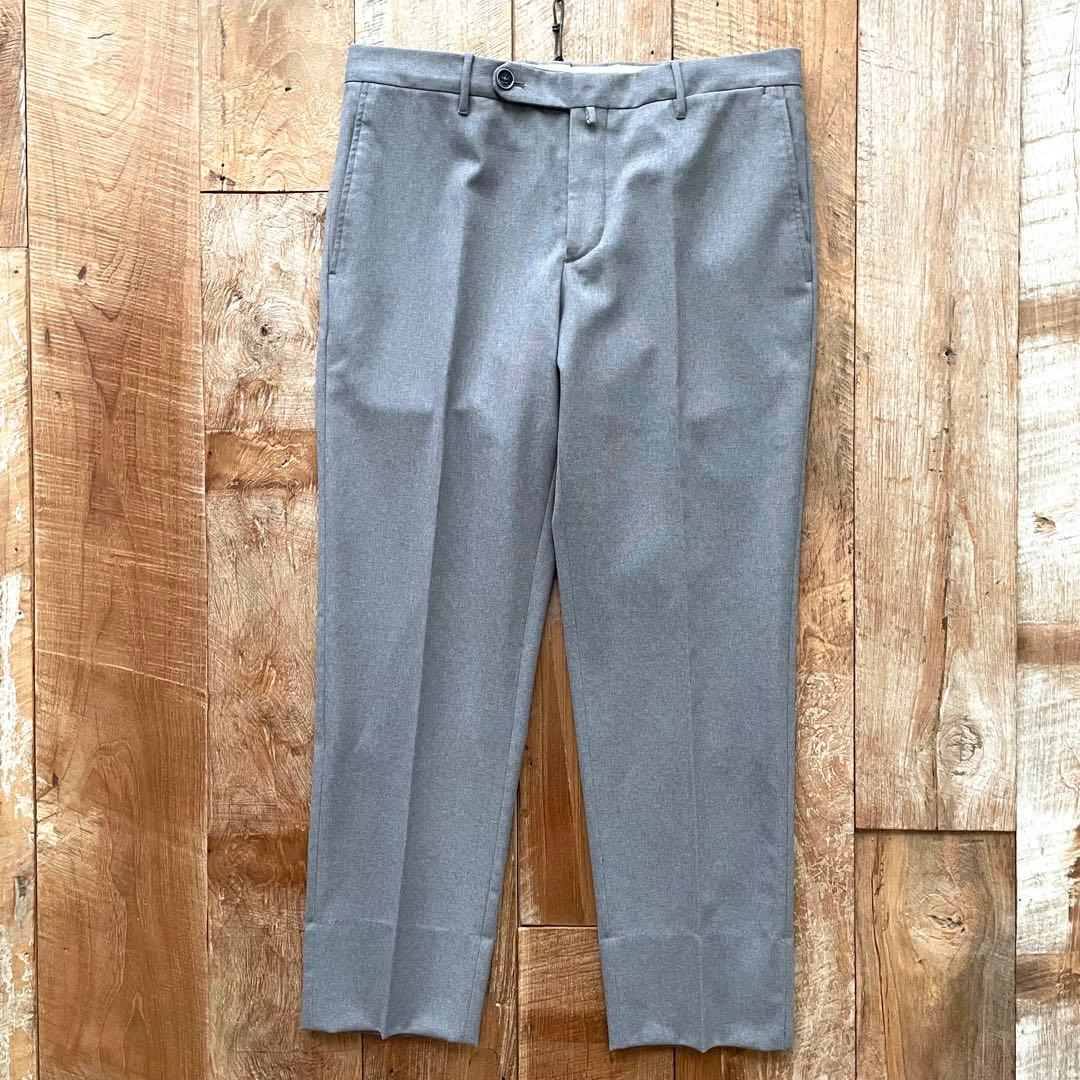 【極美品】GTA ジーティーアー テーパード ウール スラックス パンツ 48