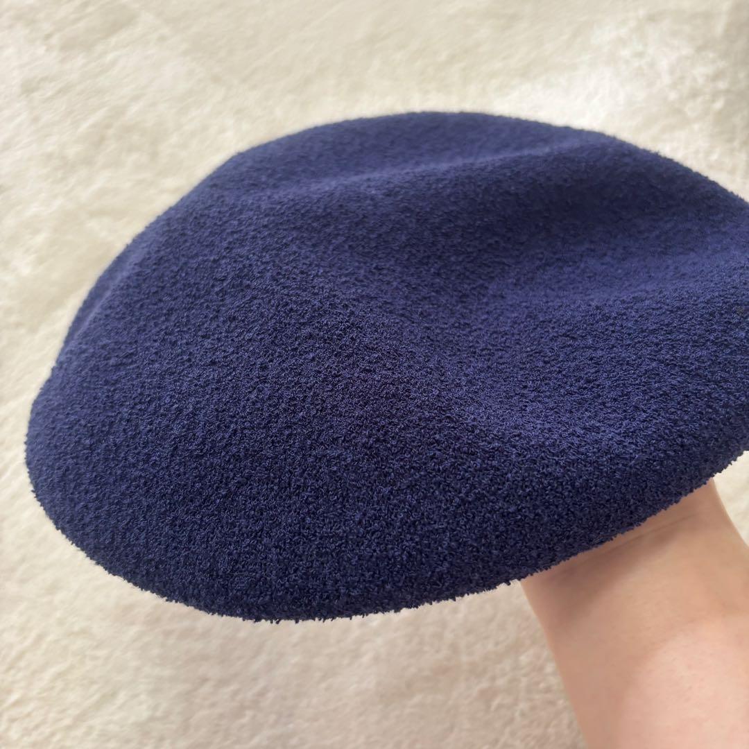STUSSY × KANGOL ベレー帽 ネイビー　ステューシー　カンガルー