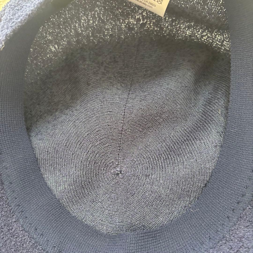 STUSSY × KANGOL ベレー帽 ネイビー　ステューシー　カンガルー