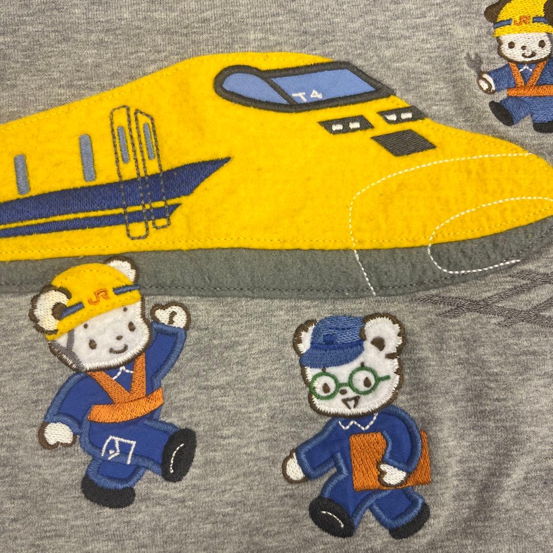 ぺ*ん様 familiar ドクターイエロー　トレーナー　 110