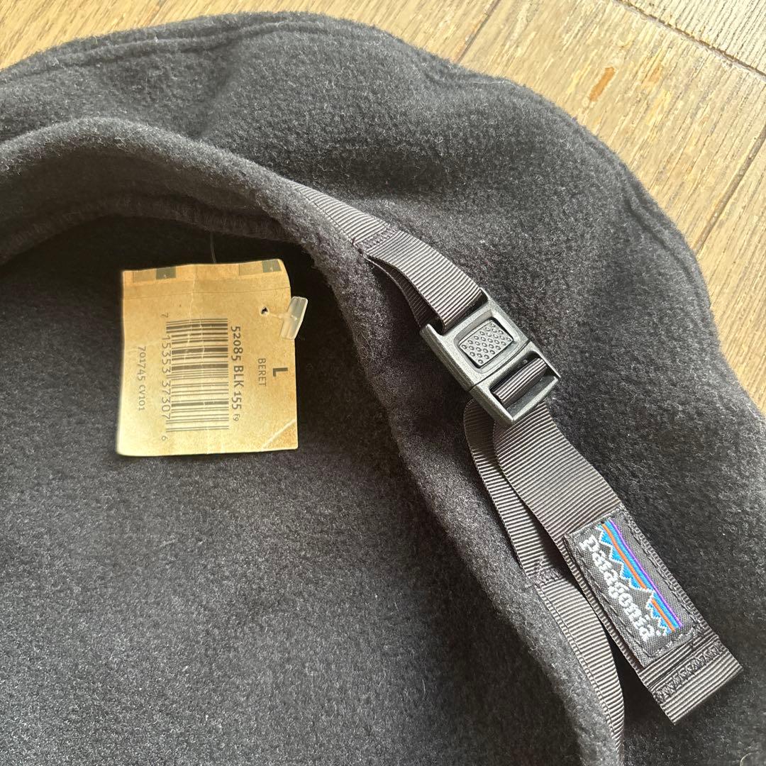 緊急値下げ　90s パタゴニア　ベレー帽　ブラック　黒　希少