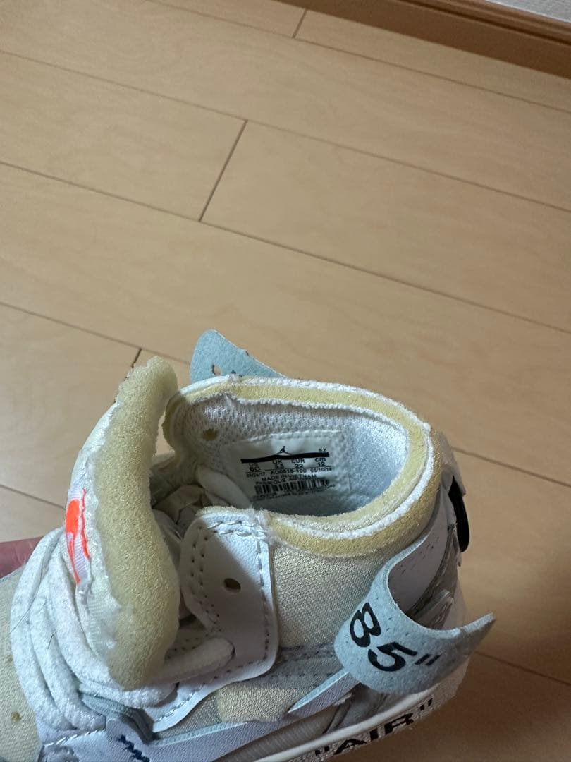 小物 off-white nike the ten aj1 white 12cm