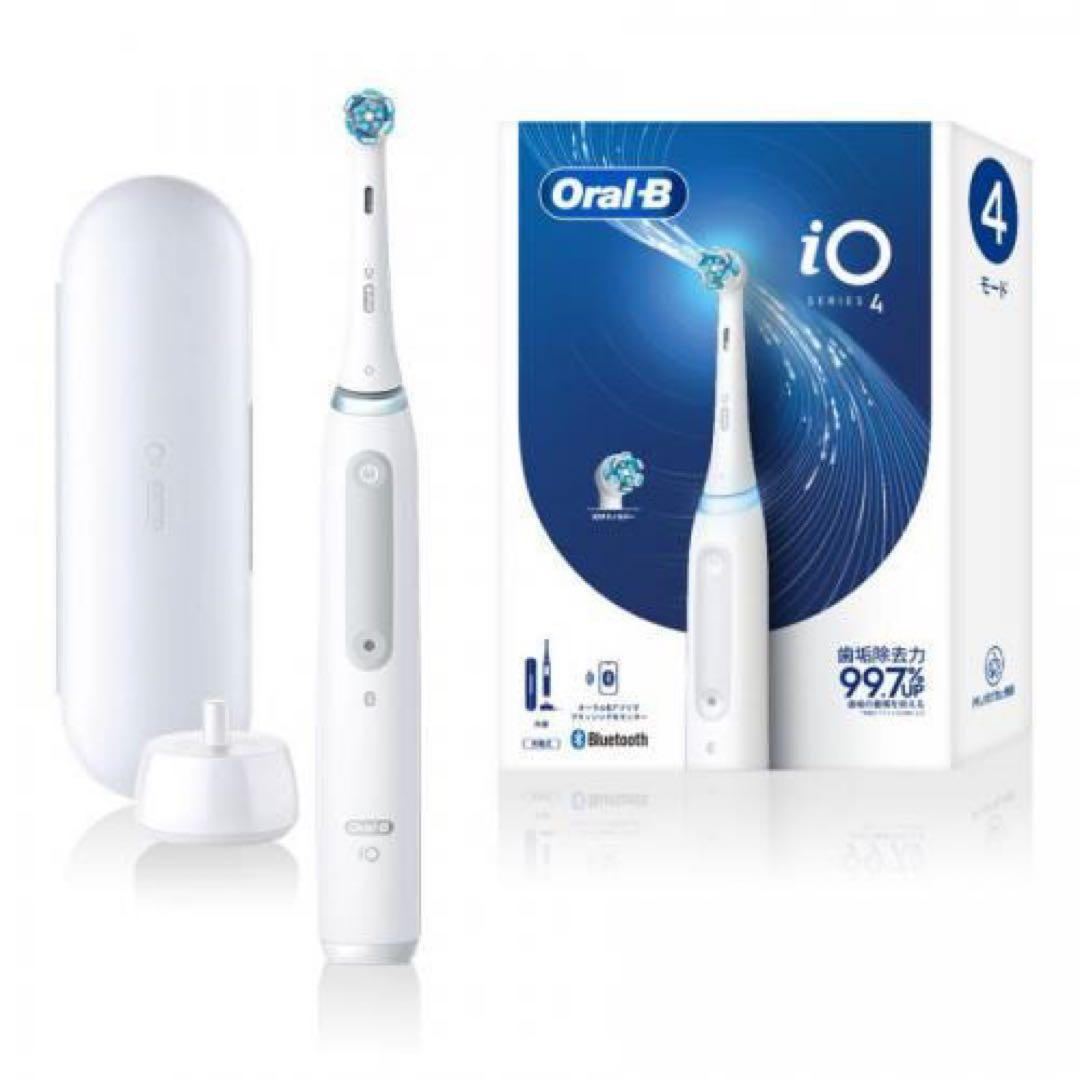 BRAUN Oral-B iO4 IOG41A61KWT 替えブラシ2本付き！