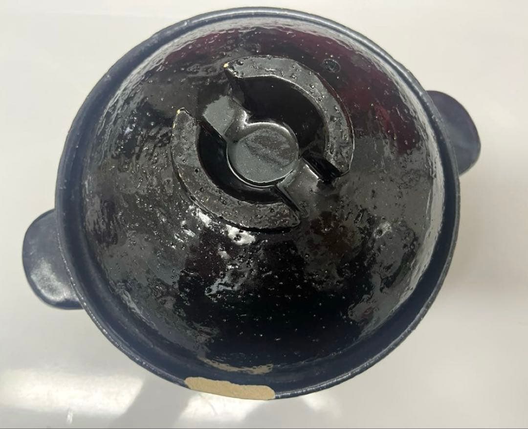 長谷園 かまどさん 3合炊き 伊賀焼 ご飯土鍋 鍋敷 レシピ付【一部欠けあり】