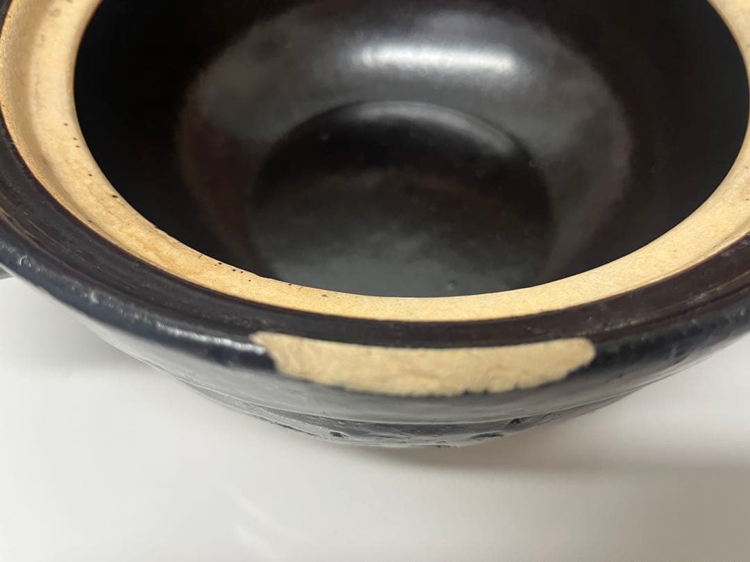 長谷園 かまどさん 3合炊き 伊賀焼 ご飯土鍋 鍋敷 レシピ付【一部欠けあり】