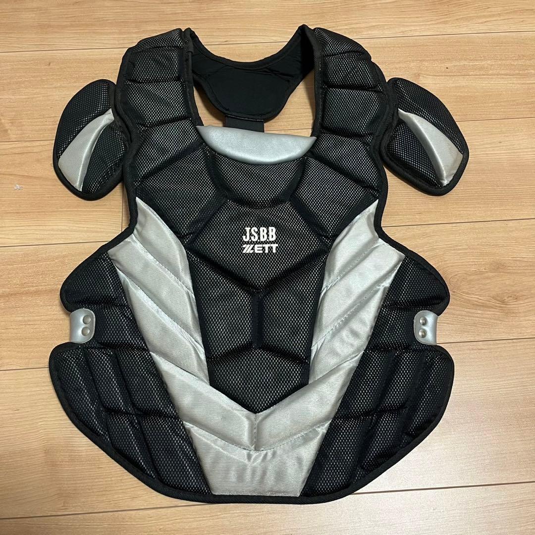 【良品】ZETT 一般軟式キャッチャー防具セット