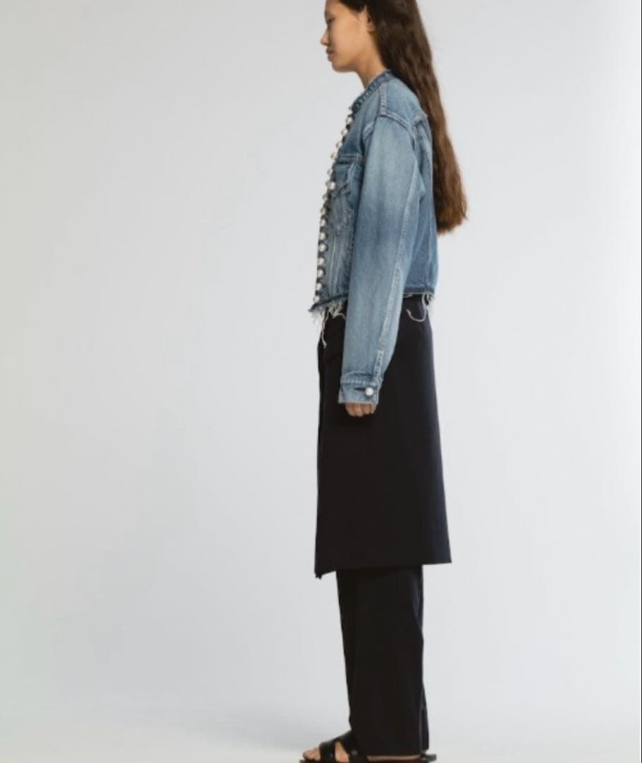 新品 25AW CINOH デニム パールボタン ジャケット チノ