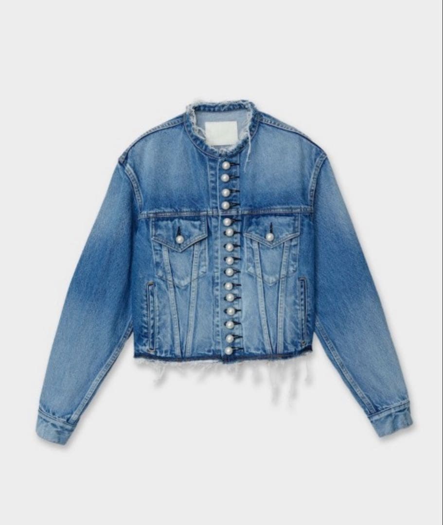 新品 25AW CINOH デニム パールボタン ジャケット チノ