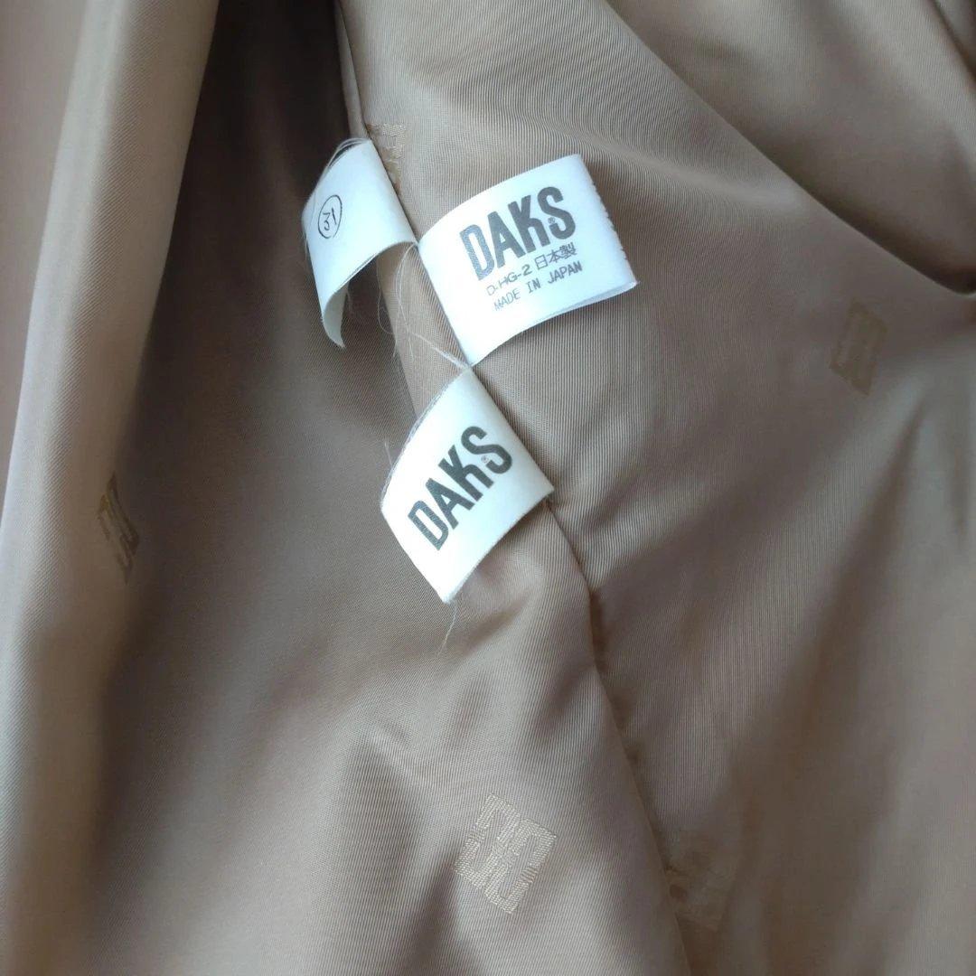 DAKS カシミヤコート　ベージュ　日本製