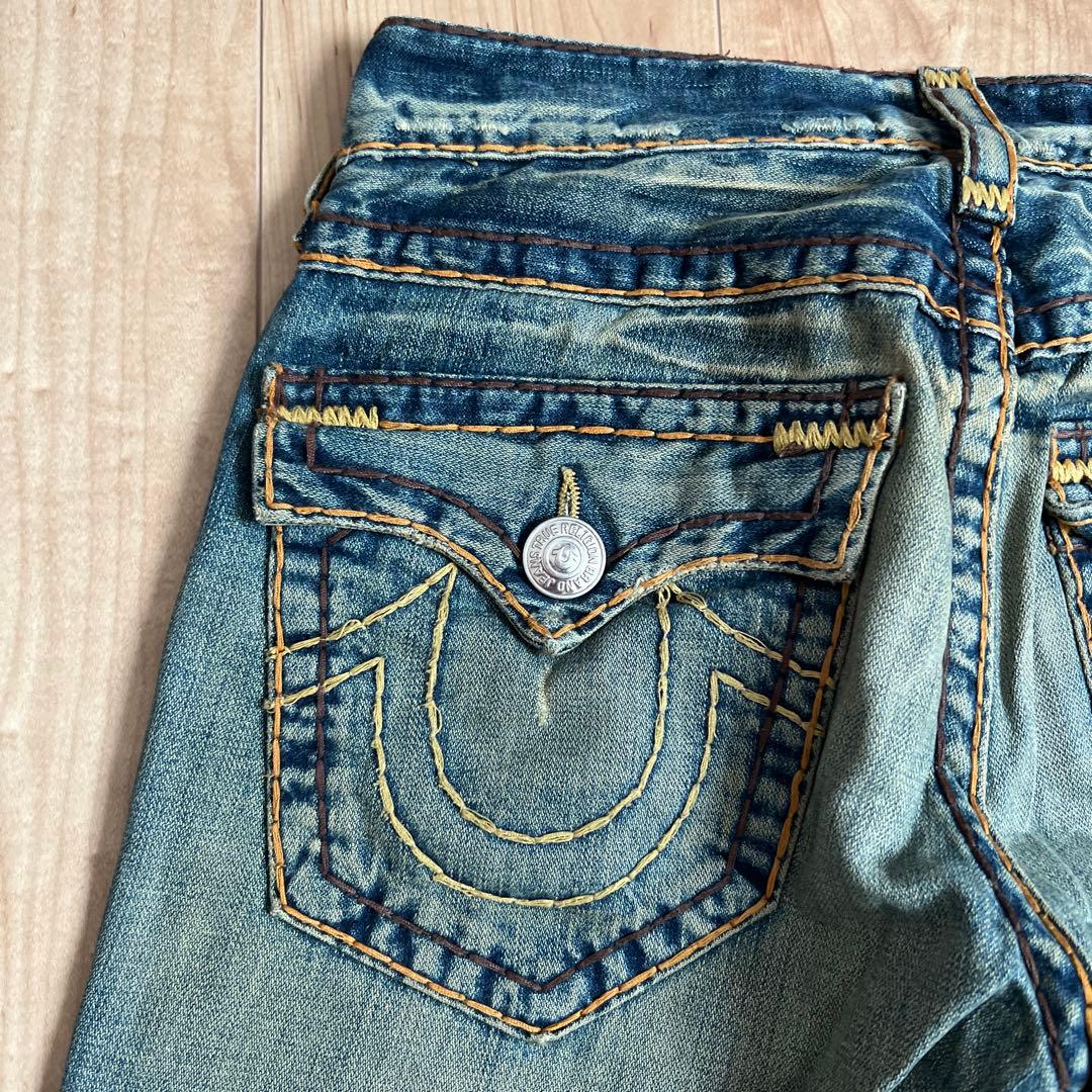 TRUERELIGION メンズ　デニムパンツ　ブーツカット　フレア