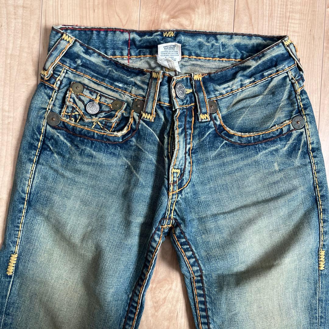 TRUERELIGION メンズ　デニムパンツ　ブーツカット　フレア
