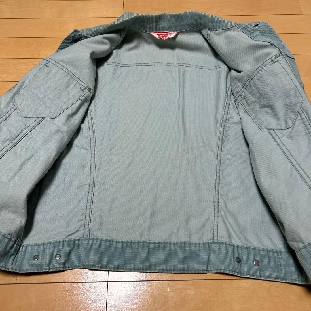 70'sリーバイス 70505E コーデュロイジャケット エメラルドグリーン44