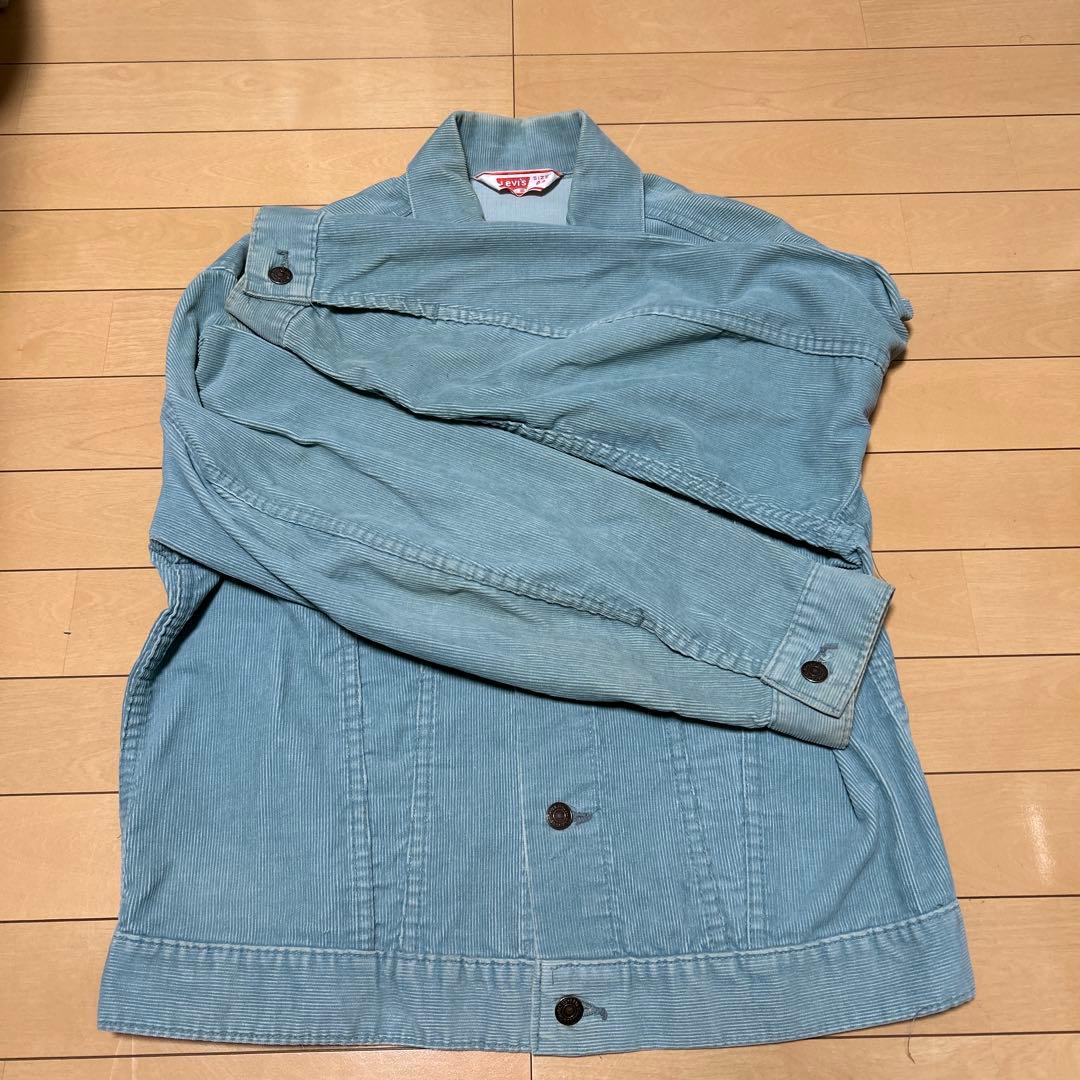 70'sリーバイス 70505E コーデュロイジャケット エメラルドグリーン44