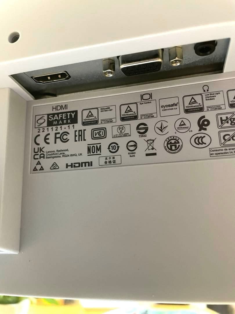 Lenovo L22e-40 モニター (21.45インチ グレー)